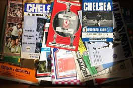 Collection of football programmes with good content of Arsenal aways, European + cup matches also