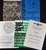 1977 Norway end of season tour by Wolves, match programmes v ODD, v Vinstra and 1977 pre-season tour
