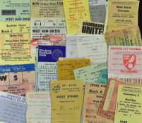 Collection of 1980's West Ham Utd home match tickets to include 1980/81 Chelsea x 2 different,