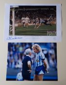 Coventry City Signed Football Prints includes Brian 'Killer' Kilcline and Keith Houchen depicting