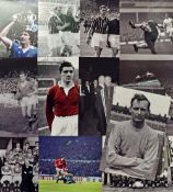 Selection of Modern Photographs of former Footballer players/teams from the 1950s-1980s - but some
