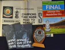 1969 FA Cup Final Manchester City v Leicester City match programme, souvenir newspaper, Eve of the