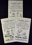 West Bromwich Albion home match programmes 1947/1948 Barnsley, Chesterfield 1949/1950 Blackpool (