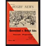 1966 British Lions Rugby Tour to Aus/NZ Programme: Rare and much coveted, from the Lions' 31-0 2nd