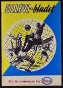 1971 Swedish Tour tournament programme covering Gais v Wolves 22 July, Orgryte 19 July, Karlstad (