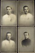 Bolton Wanderers c.1929 Footballer Photocards depicting J. McClelland, H. Blackmore, G. Gibson, R.