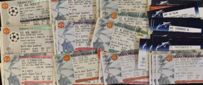 Collection of Manchester United Champions League home match tickets from 2000 to 2007, Real