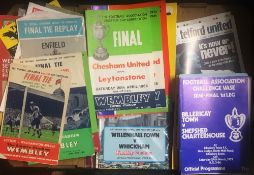 Selection of FA Amateur Cup Finals 1952, 1955, 1966, 1967 replay, 1968 x 2, 1969, 1970, 1972,