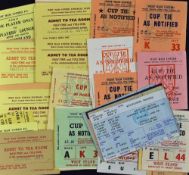 Selection of West Ham Utd match tickets including aways, players lounge tickets (1970's), tea room