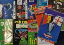 Collection of Big Match Football Programmes to include 1996 Euro final, 1996 Euro semi-finals,