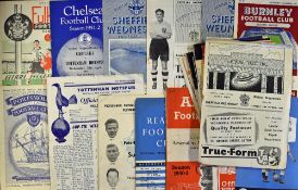 Collection of 1950's league club match programmes providing an excellent variety with many