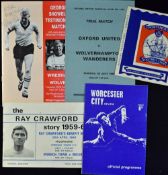 Wolverhampton Wanderers away match friendly programmes 1964 Portsmouth (4 Pompey autos), 1969