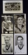 Wolverhampton Wanderers b&w postcards featuring 1953/54 Wolves team group (with Div. 1