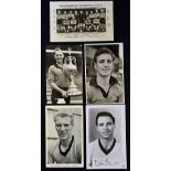 Wolverhampton Wanderers b&w postcards featuring 1953/54 Wolves team group (with Div. 1
