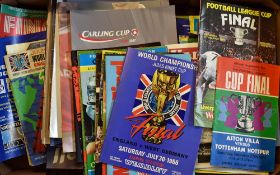 Selection of Big Match Football Programmes to include FA Cup, League Cup, World Cup and European