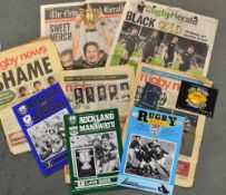 New Zealand Rugby Ephemera, Programmes, Papers and Cards: Issues from Auckland v Manawatu and v