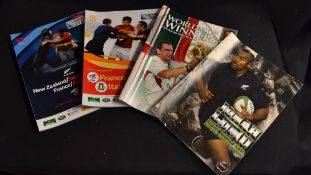 Rugby World Cup, Leicester and Jonah Lomu Selection (4): Large impressive 66 pp glossy Leicester v