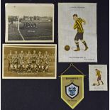 1920 Wolverhampton Wanderers team postcard photo (by Hart), 1920's action training photo taken at