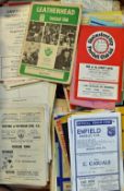 1960s onwards Non-League Football Programmes a selection of mixed teams, with few modern programmes,