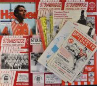 Non-league collection 1960's to 1990's Football Programme Taunton, Halesowen, Stourbridge,