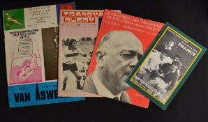 'The French Connection' Rugby Programmes (4): 3x from French games in S Africa June 1975, v