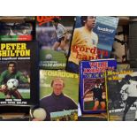 Football Signed Books autographed auto-biographies / biographies - including Bert Trautmann (Steppes