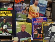 Football Signed Books autographed auto-biographies / biographies - including Bert Trautmann (Steppes