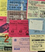 Collection of European match tickets to include 1987 Dundee Utd v Barcelona, 1980 Nottingham