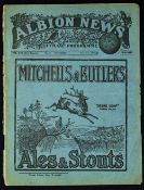 1924/1925 West Bromwich Albion v Bolton Wanderers Division 1 match programme dated 2 May 1925, final