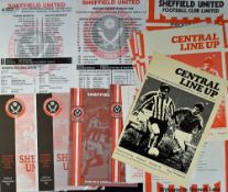 Sheffield Utd Reserves v Wolverhampton Wanderers 1970/71 1972/73, 1977/78, 1979/80, 1980/81, 1981/