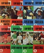 Scarce set of Cup Soccer 71 featuring Arsenal, Chelsea, Derby County, Everton, Leeds Utd, Liverpool,