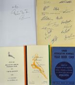 1958 South African Tour of UK to include the Itinerary, complementary banquet menu 1 Oct 1958 at