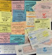 Selection of Fulham match tickets to include homes 1958/59 Liverpool, 1963/64 West Ham Utd, 1964/
