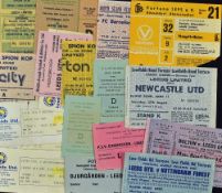 Collection of Leeds Utd match tickets to include homes 1967/68 Notts Forest (FAC), Sheffield Utd (