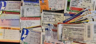 Collection of Manchester United away match tickets from 1993 to 2017, many interesting fixtures.