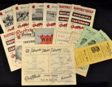 Marvellous Vintage NZ Provincial/Club Programmes from late 1940/1950's (15): Rarely seen in the