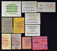 Selection of Wolverhampton Wanderers match tickets to include homes 1950/51 Aston Villa (FAC),