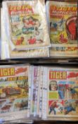 Tiger Comics weekly issues from January 1960 to December 1969 detailing the exploits of Roy Race,