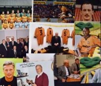 Collection of modern colour photographs of Wolves players, varied selection featuring many
