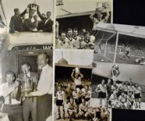 1960 Wolverhampton Wanderers cup winning team b&w photos most from Wembley but includes photos of