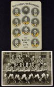 1939 Wolverhampton Wanderers b&w team postcard by A. E. Magna (names printed on reverse), 1939