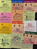 Arsenal home match tickets 1971/72 Huddersfield Town, 1972/73 Norwich City, Leeds Utd 1973/74