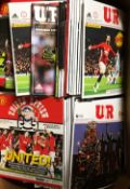 Collection of Manchester United home football programmes to include seasons 2013 (3), 2014/15 (3),