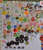 Large collection of Rugby Union, League, NFL, Cricket and other tin pin badges (150#)- featuring