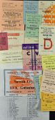 Collection of Norwich City match tickets to include homes 1961 Motherwell (F), 1972/73 Birmingham