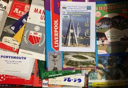 Collection of friendlies and testimonial football programmes from 1960's onwards with an excellent