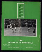 1949 Festival of Football at Earls Court London, 4 June, 6-a side tournament. Wolves (Wright,