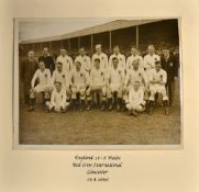 1940 Rugby Photograph, England v Wales, "Gloucester: Very clean, sharp 9.5" x 7.5" b/w shot of the