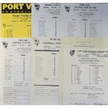 Port Vale Reserves v Wolverhampton Wanderers 1983/84, 1984/85, 1985/86, 1989/90, 1991/92, 1996/97,