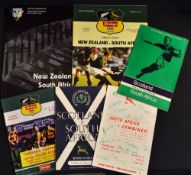 South Africa Abroad Rugby Programme Selection from the1960's onwards: Issues from 1961 (Scotland),